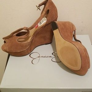Brand New - Almond Jessica Simpson Suede shoes